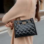 Levant Mini Chain Shoulder Bags Rhombus Sewing Small Square Bags For Women - Image 2